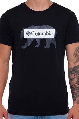 Koszulka Columbia Box Logo Bear