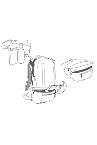 Burton Sleyton 18L Backpack 20765100400 Hydro Tandoori