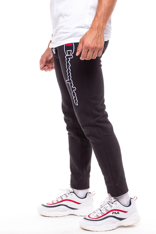 Champion Script Logo Sweatpants Black 213515