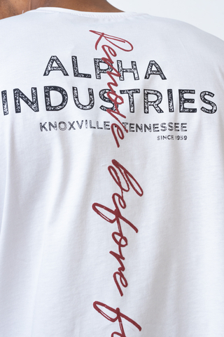 Koszulka Alpha Industries Signature Backprint