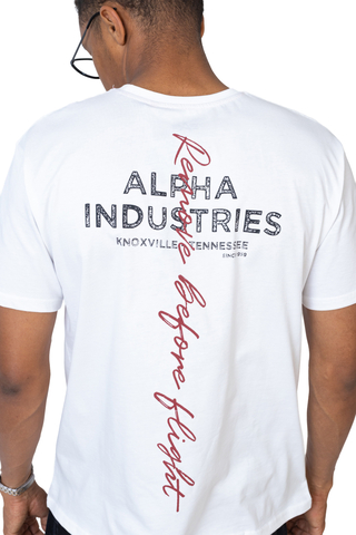 Koszulka Alpha Industries Signature Backprint
