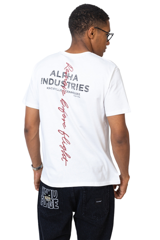 Tričko Alpha Industries Signature Backprint