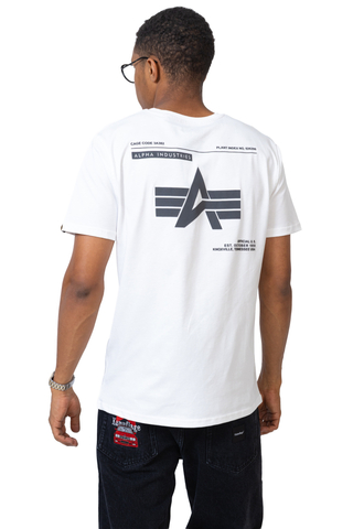 Tričko Alpha Industries Label Backprint