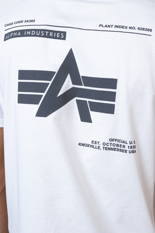 Koszulka Alpha Industries Label Backprint
