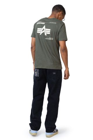 Koszulka Alpha Industries Label Backprint
