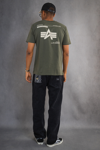 Koszulka Alpha Industries Label Backprint