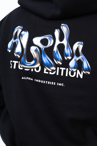 Bluza Z Kapturem Alpha Industries Studio Edition Back Print