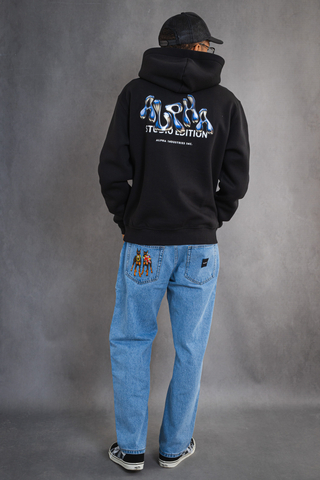 Bluza Z Kapturem Alpha Industries Studio Edition Back Print