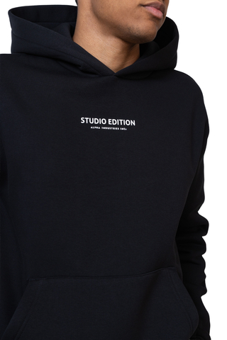 Bluza Z Kapturem Alpha Industries Studio Edition Back Print