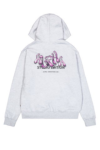 Mikina S Kapucí Alpha Industries Studio Edition Back Print