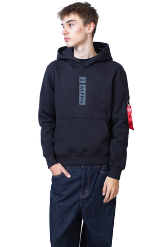 Bluza Z Kapturem Alpha Industries Alpha Puff Print