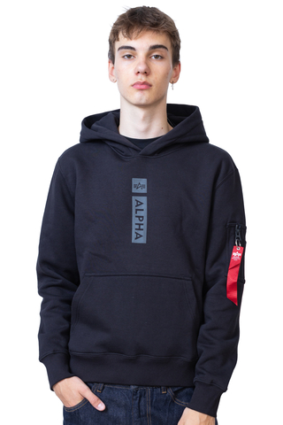 Mikina S Kapucí Alpha Industries Alpha Puff Print
