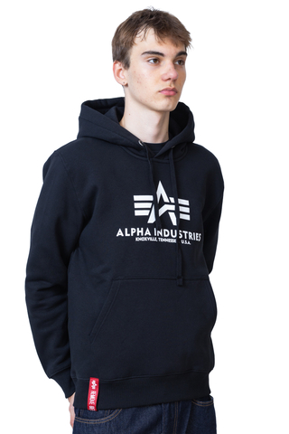 Bluza Z Kapturem Alpha Industries Basic Big Logo
