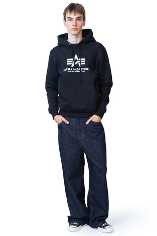 Bluza Z Kapturem Alpha Industries Basic Big Logo