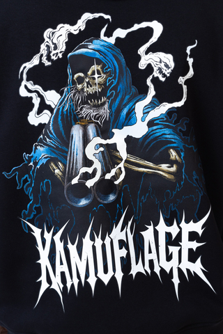 Mikina S Kapucí Kamuflage Skully