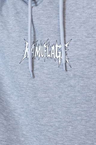 Mikina S Kapucí Kamuflage Skully