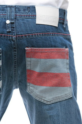Spodnie Mass Denim Flag 14 Straight Fit