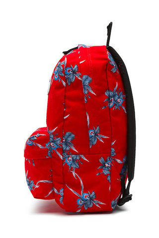 Vans red shop hawaiian backpack