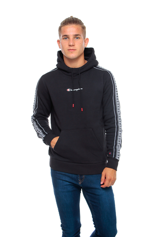 Champion Stripe C Logo Tape Hoodie - Main Image