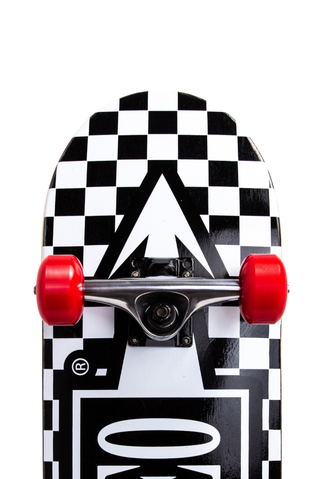 Stereo Checker Skateboard