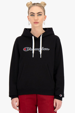 Bluza Kaptur Damska Champion Organic Cotton Blend Script Logo