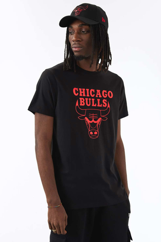 Official New Era NBA Baseball Jersey Chicago Bulls T-Shirt C2_227
