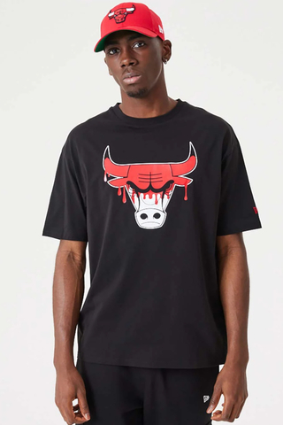 Tričko New Era Chicago NBA Drip Logo Bulls