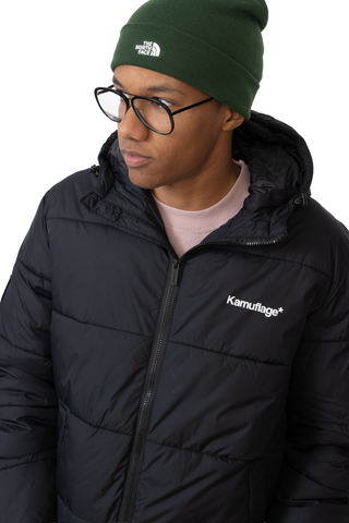 Kurtka Zimowa Kamuflage Puff Mini Logo Hoodie