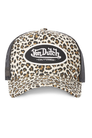 Czapka Von Dutch Avec Filet Leopard