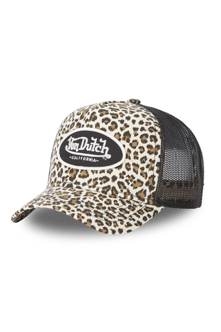 Czapka Von Dutch Avec Filet Leopard