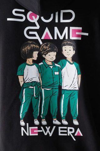 Mikina S Kapucí New Era Netflix Squid Game Oversized