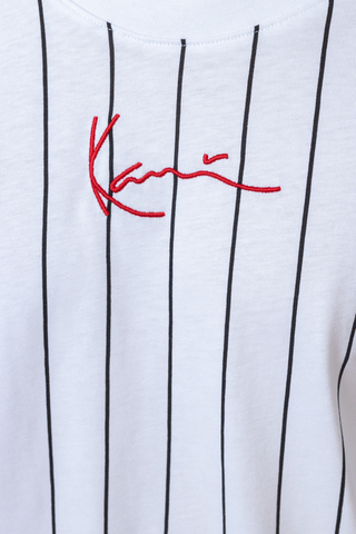 Tričko Karl Kani Signature Pinstripe