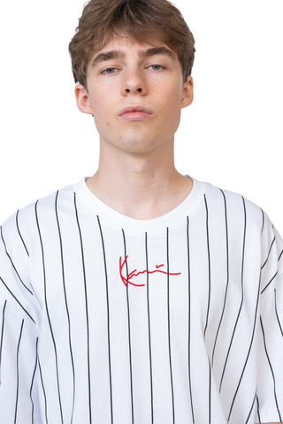Tričko Karl Kani Signature Pinstripe