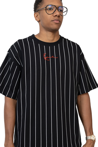 Tričko Karl Kani Signature Pinstripe