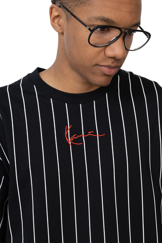 Tričko Karl Kani Signature Pinstripe