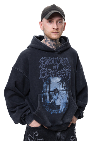 Bluza Z Kapturem Better off Broken Cursed
