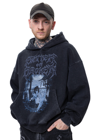 Mikina S Kapucí Better off Broken Cursed