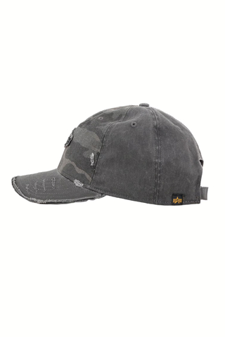 Czapka Alpha Industries Distressed Logo Camo