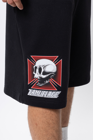Szorty Kamuflage Skull