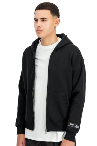 Mikina Na Zip Alpha Industries Label
