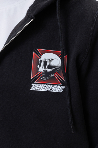 Bluza Rozpinana Kamuflage Skull