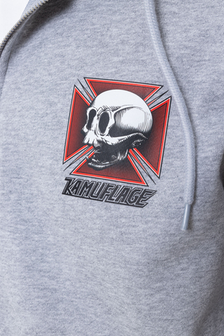 Bluza Rozpinana Kamuflage Skull