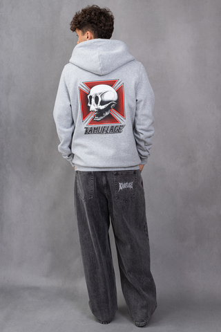 Bluza Rozpinana Kamuflage Skull