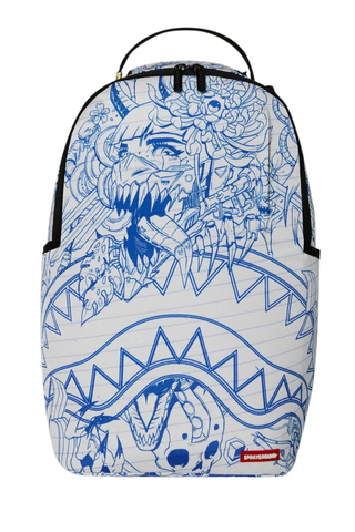 Plecak Sprayground Blue Ink Doodle