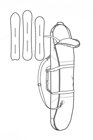 Pokrowiec Na Snowboard Burton Space Sack 156