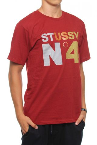 Koszulka Stussy Metallic No 4 Tee