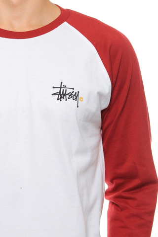 Longsleeve Stussy Basic Logo Raglan 3/4