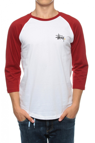 Longsleeve Stussy Basic Logo Raglan 3/4