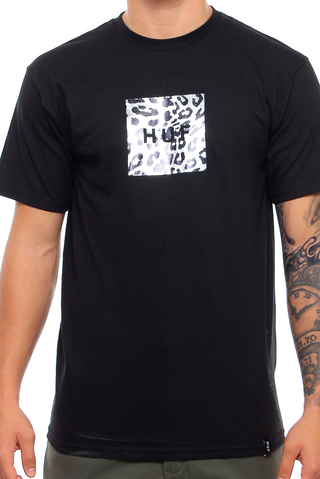 HUF｜PANTHERA BOX LOGO T-SHIRT 半袖T メンズ TS00796 HUF Panthera Box Logo T-shirt Black TS00796