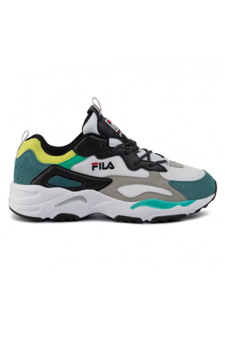 Fila ray tracer hot sale white grey lime